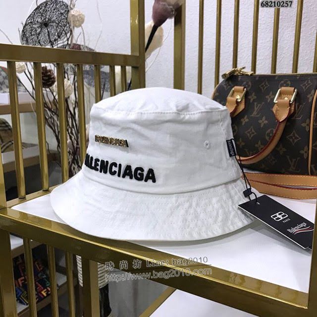 Balenciaga男女同款帽子 巴黎世家2021新款長標簡約風漁夫帽遮陽帽  mm1440
